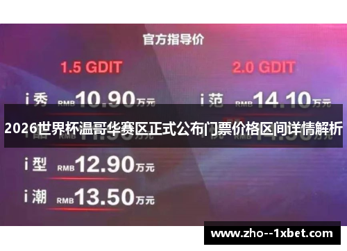 2026世界杯温哥华赛区正式公布门票价格区间详情解析
